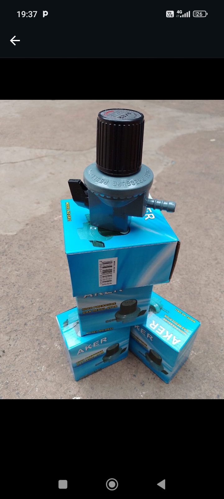 Aker high pressure regulator